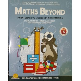 PP Maths Beyond Class - 5 (with Free  Worksheets and Olympiad Booklet)